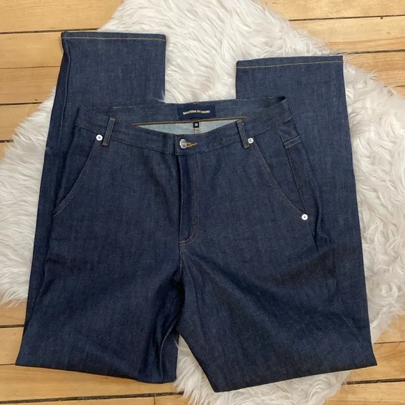 Vanessa Seward Victoire Dark Wash Jeans, Size 38/6 - Picture 11 of 17